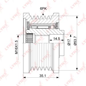 Шкив генератора