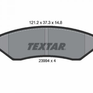 Колодки тормозные задние дисковые к-кт