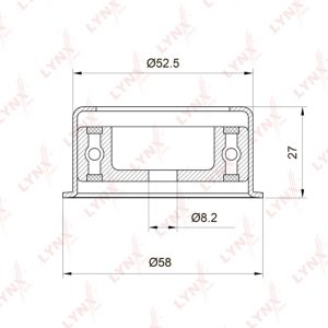 Ролик дополнительный ремня ГРМ