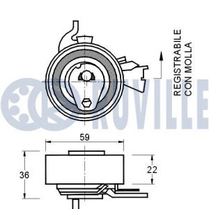 Ролик-натяжитель ремня ГРМ