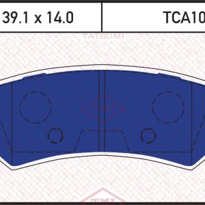 Колодки тормозные задние дисковые к-кт