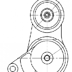 Ролик-натяжитель ручейкового ремня