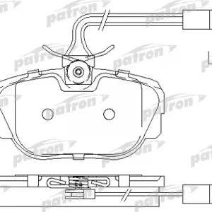 Колодки тормозные передние к-кт