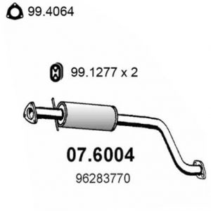 Глушитель средняя часть