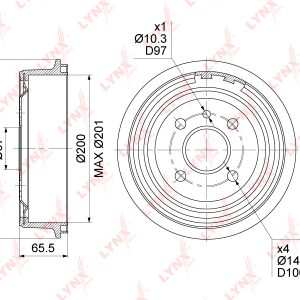 Барабан тормозной