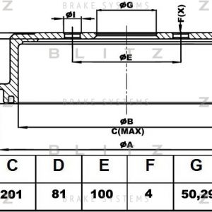 Барабан тормозной