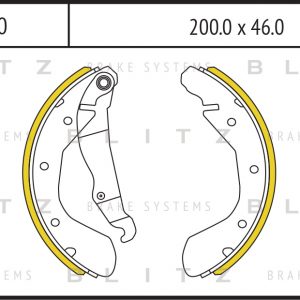 Колодки барабанные к-кт