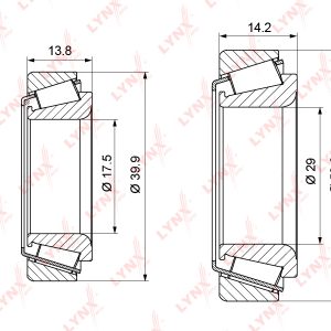 Подшипник ступицы (к-кт)