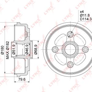 Барабан тормозной