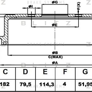 Барабан тормозной