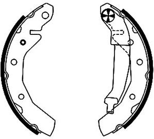 Колодки барабанные к-кт