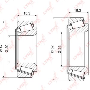 Подшипник ступицы (к-кт)