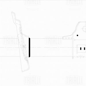 Амортизатор передний левый