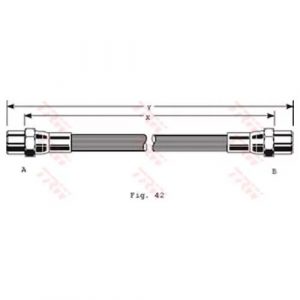 Шланг тормозной задний