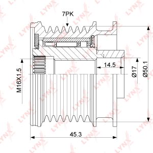 Шкив генератора