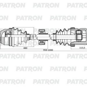 Полуось передняя правая