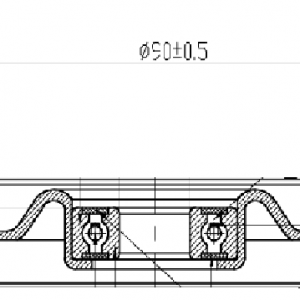 Ролик-натяжитель ручейкового ремня