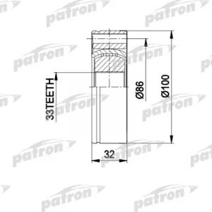 ШРУС внутренний передний