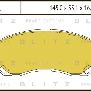 Колодки тормозные передние к-кт