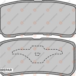 Колодки тормозные задние дисковые к-кт