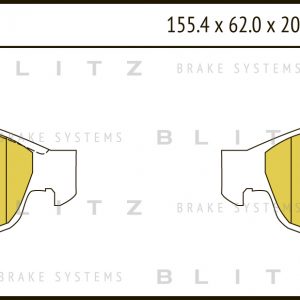 Колодки тормозные передние к-кт