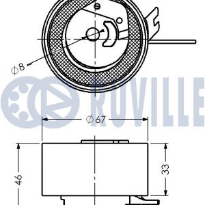 Ролик-натяжитель ремня ГРМ