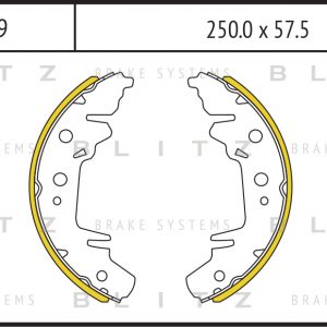 Колодки барабанные к-кт