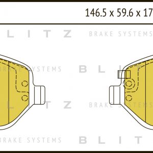 Колодки тормозные передние к-кт