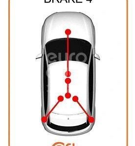 Трос стояночного тормоза левый