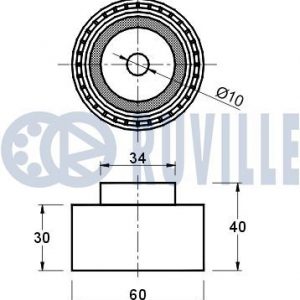 Ролик дополнительный ремня ГРМ