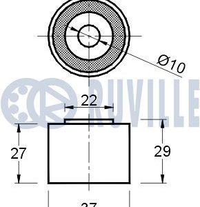 Ролик дополнительный руч. ремня