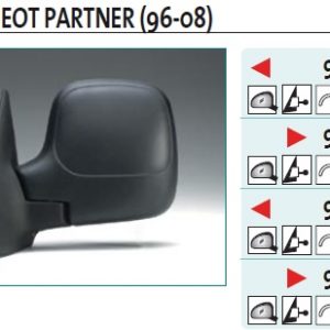 Зеркало левое механическое