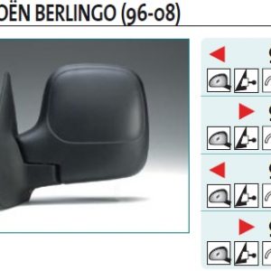 Зеркало правое механическое