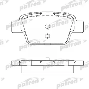 Колодки тормозные задние дисковые к-кт