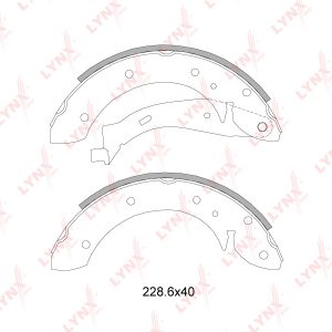 Колодки барабанные к-кт