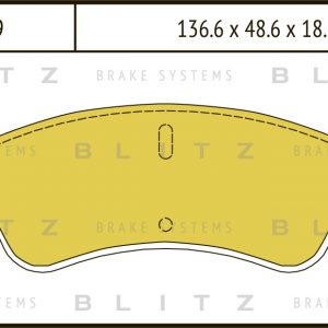 Колодки тормозные передние к-кт