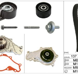 Насос водяной (помпа) + к-кт ремня ГРМ