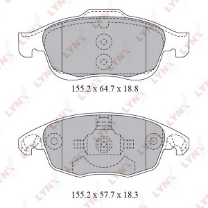 Колодки тормозные передние к-кт