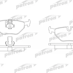 Колодки тормозные задние дисковые к-кт