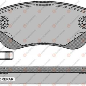 Колодки тормозные передние к-кт