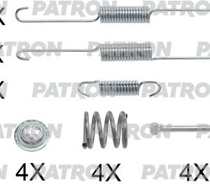 Установочный к-кт задних колодок