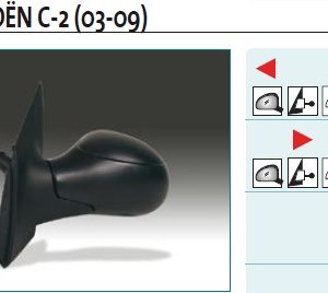 Зеркало правое механическое