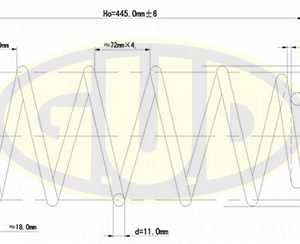 Пружина передняя