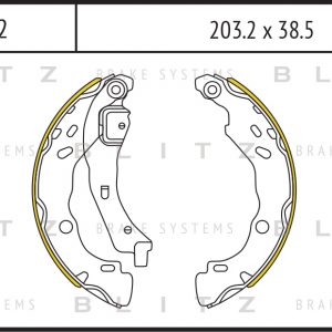Колодки барабанные к-кт