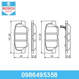 Колодки тормозные задние дисковые к-кт