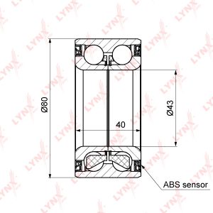 Подшипник ступицы (к-кт)