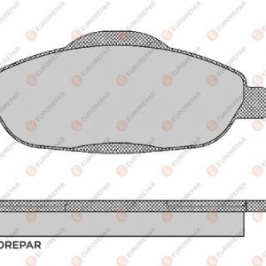 Колодки тормозные передние к-кт
