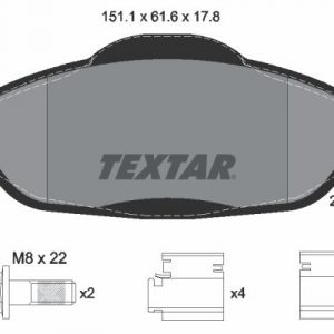 Колодки тормозные передние к-кт