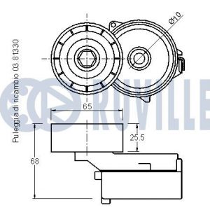 Натяжитель ремня
