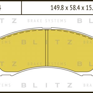 Колодки тормозные передние к-кт